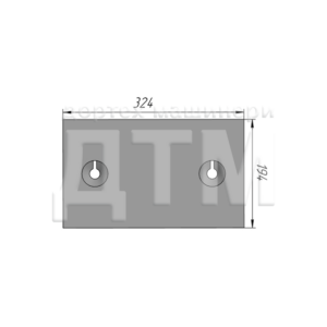 Бронелист боковой (вставка) TELTOMAT, Р-489 (М106-1)