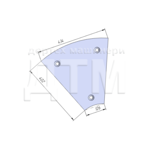 Торцевой сектор брони LINTEC MX02-3180.08A (64500008)